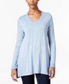 Style & Co Petite V-neck Top, Only At Macy's