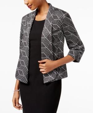Kasper Printed Flyaway Jacket