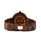 Earth Wood Root Wood Bracelet Watch Brown 41mm