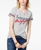 Tommy Hilfiger Striped Graphic T-shirt, Created For Macy's