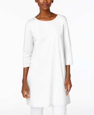 Eileen Fisher Organic Cotton-blend Tunic
