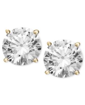Diamond Stud Earrings (3/8 Ct. T.w.) In 14k White Gold Or Gold
