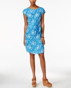 Tommy Hilfiger Printed Cap-sleeve Dress