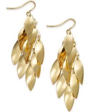 Alfani Leaf Kite Earrings