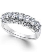 Diamond Channel Band (1 Ct. T.w.) In 14k White Gold