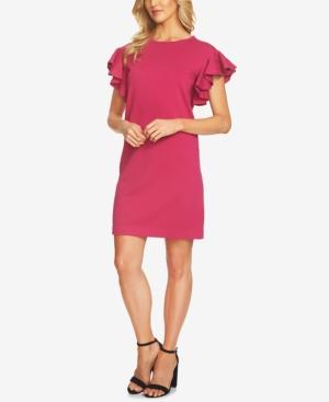 Cece Ruffle-sleeve Sweater Dress