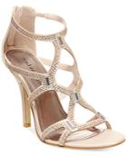 Madden Girl Digitize Caged Rhinestone Dress Sandals Women's Shoes
