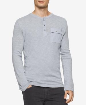 Calvin Klein Jeans Men's Flap Front Pocket Henley