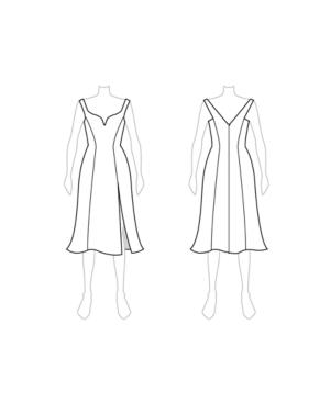 Customize: Change To Petti Length And Add Side Slit - Fame And Partners Petti-length Side-slit Dress