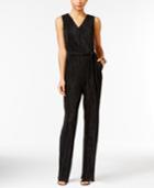 Ny Collection Petite Crinkled Jumpsuit, Only At Macy's