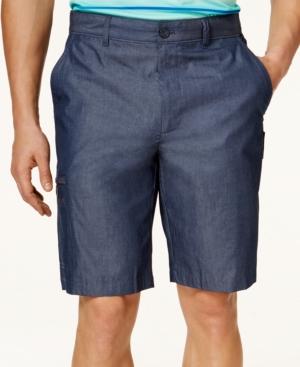 Greg Norman For Tasso Elba Men's 5-iron Cross-dyed Shorts, Only At Macy's
