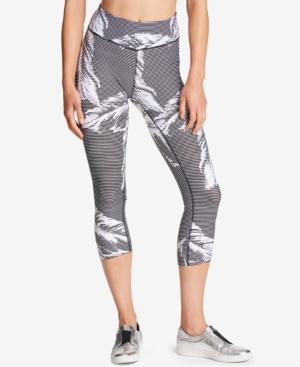 Dkny Sonic-print Cropped Leggings