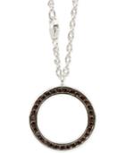 Garnet (1 1/5 C.t.t.w.) Channel-set Eternity Necklace In Sterling Silver