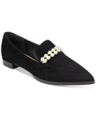 Marc Fisher Kneel Pearl-embellished Dress Flats Women's Shoes