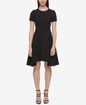 Dkny Short-sleeve Fit & Flare Dress