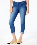 Maison Jules Cuffed Slim-leg Boyfriend Jeans, Created For Macy's
