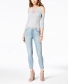 M1858 Kristen Cord-trim Skinny Jeans, Created For Macy's