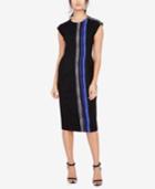 Rachel Rachel Roy Tweed Striped Midi Dress