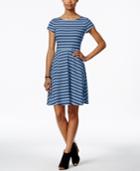 American Living Striped Fit & Flare Dress, Only At Macy's