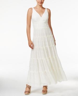 Tommy Hilfiger Tiered Illusion Maxi Dress