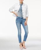 Dl 1961 Margaux Instasculpt Released Step-hem Jeans