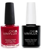 Creative Nail Design Vinylux Ripe Guava Nail Polish & Top Coat (two Items), 0.5-oz, From Purebeauty Salon & Spa