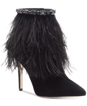 Jessica Simpson Piume Feather Booties Women's Shoes