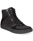 Bar Iii Faux Snake Hi-top Sneakers, Only At Macy's Men's Shoes