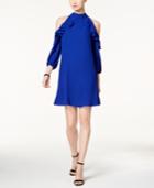Jessica Howard Ruffled Cold-shoulder Dress, Regular & Petite Sizes