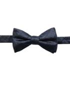 Ryan Seacrest Distinction Men's Salina Grid Pre-tied Silk Bow Tie, Created For Macy's