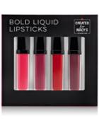 Macy's Beauty Collection 4-pc. Bold Liquid Lipsticks Set, Created For Macy's