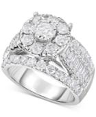 Trumiracle Diamond Engagement Ring (3 Ct. T.w.) In 14k White Gold