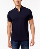 Hugo Boss Orange Men's Contrast-trim Button-down Polo