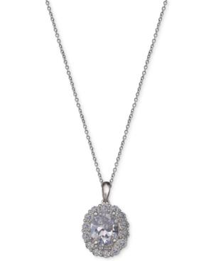 Giani Bernini Cubic Zirconia Pendant Necklace In Sterling Silver