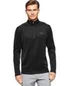 Calvin Klein Half-zip Mock-collar Shirt