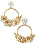 Kate Spade New York 14k Gold-plated Drop Hoop Earrings
