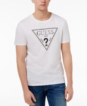 Guess Men's Caged Logo Cotton T-shirt