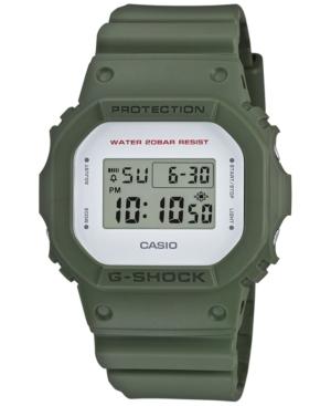 G-shock Men's Digital Green Bracelet Watch 43mm Dw5600m-3