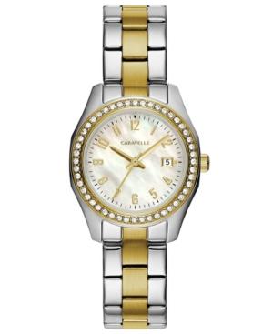 Caravelle New York By Bulova Women's Two-tone Stainless Steel Bracelet Watch 28mm