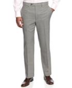 Lauren By Ralph Lauren Check Dress Pants 100% Wool Flat Front
