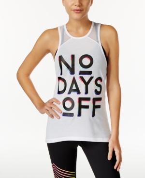 Ideology No Days Off Graphic Racerback Tank Top, Only At Macy's