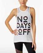 Ideology No Days Off Graphic Racerback Tank Top, Only At Macy's