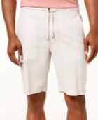 Cubavera Men's Linen Drawstring Cargo Shorts