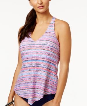 Island Escape Embrace Moi Underwire Racerback Tankini Top Women's Swimsuit