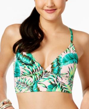 California Waves Strappy Cropped Bikini Top Women's Swimsuit