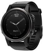 Garmin Unisex Fenix 5s Sapphire Black Strap Analog-digital Gps Smart Watch 42mm 010-01685-10