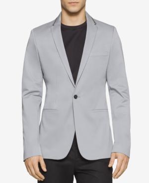 Calvin Klein One Men's Slim-fit Sateen Blazer