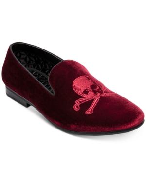 Steve Madden Men's Cranium Velvet Smoking Slippers Men's Shoes