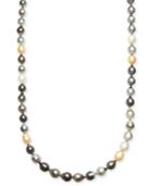 Multi-pearl (8-11mm) Graduated Strand 35-36 Necklace