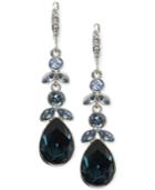 Givenchy Colored Crystal Drop Earrings